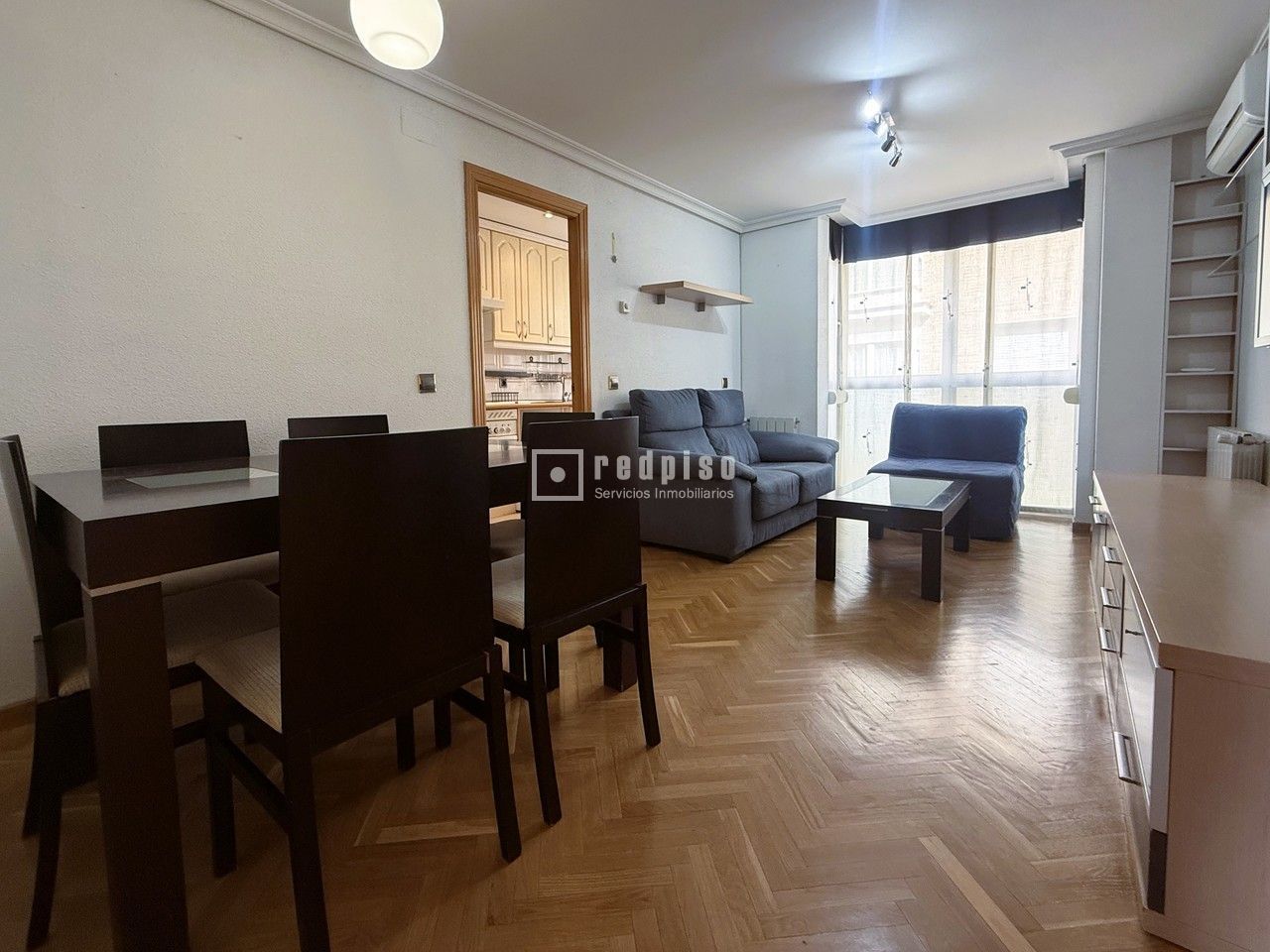Sala d'estar de Pis en venda en  Madrid Capital amb Aire condicionat, Calefacció i Parquet