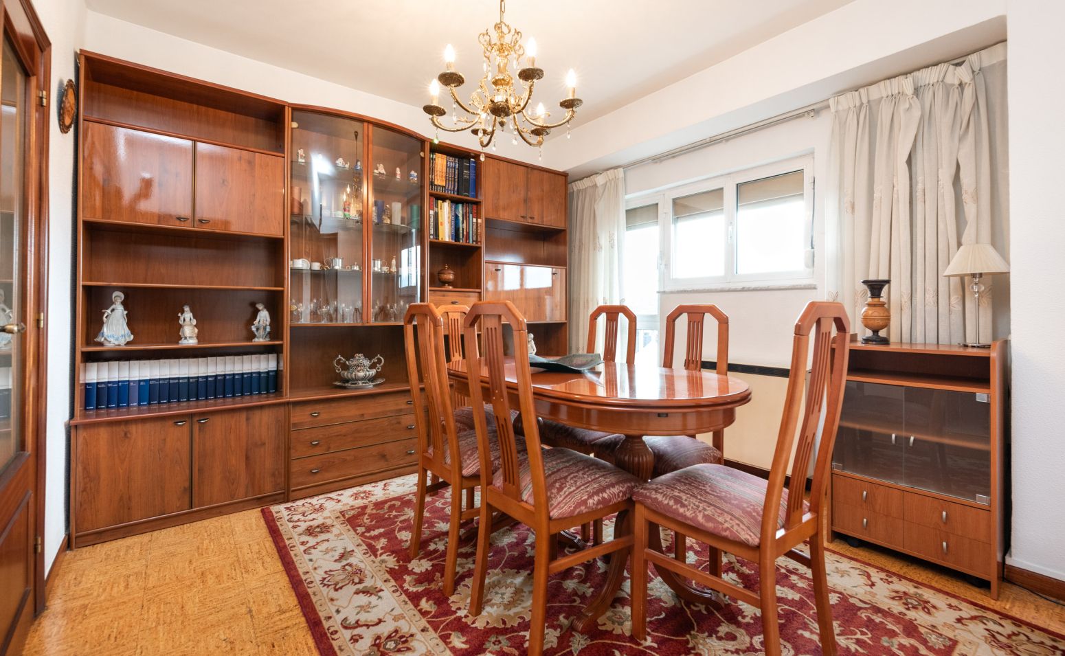 Dining room of Flat for sale in Oviedo   with Heating and Parquet flooring