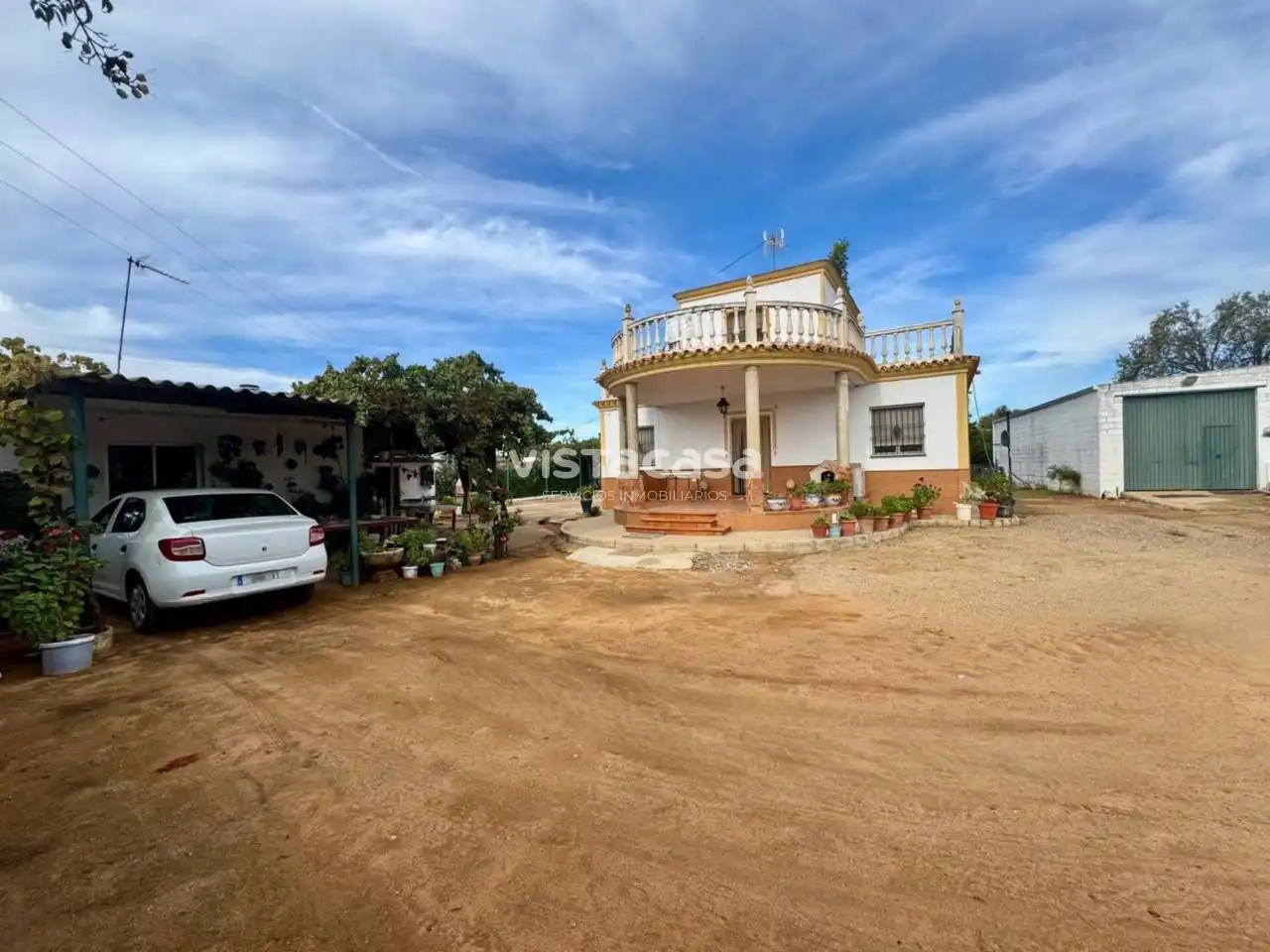 Vista exterior de Finca rústica en venta en El Viso del Alcor con Aire acondicionado, Calefacción y Jardín privado