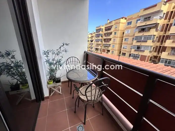 Terrasse von Wohnung zur Miete in Puerto de la Cruz mit Möbliert, Waschmaschine und Mikrowelle