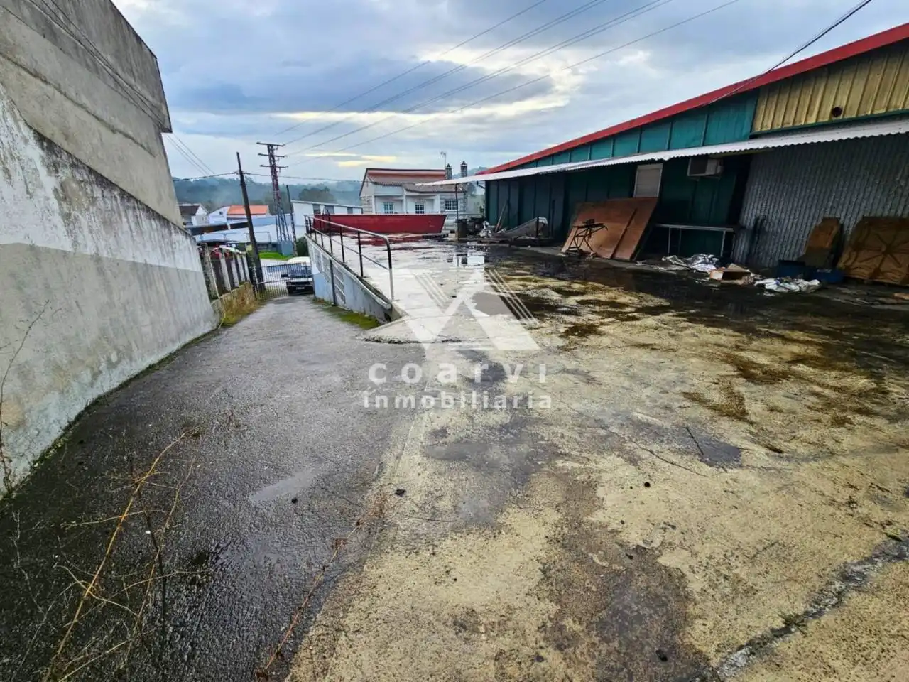 Vista exterior de Nau industrial de lloguer en Barbadás
