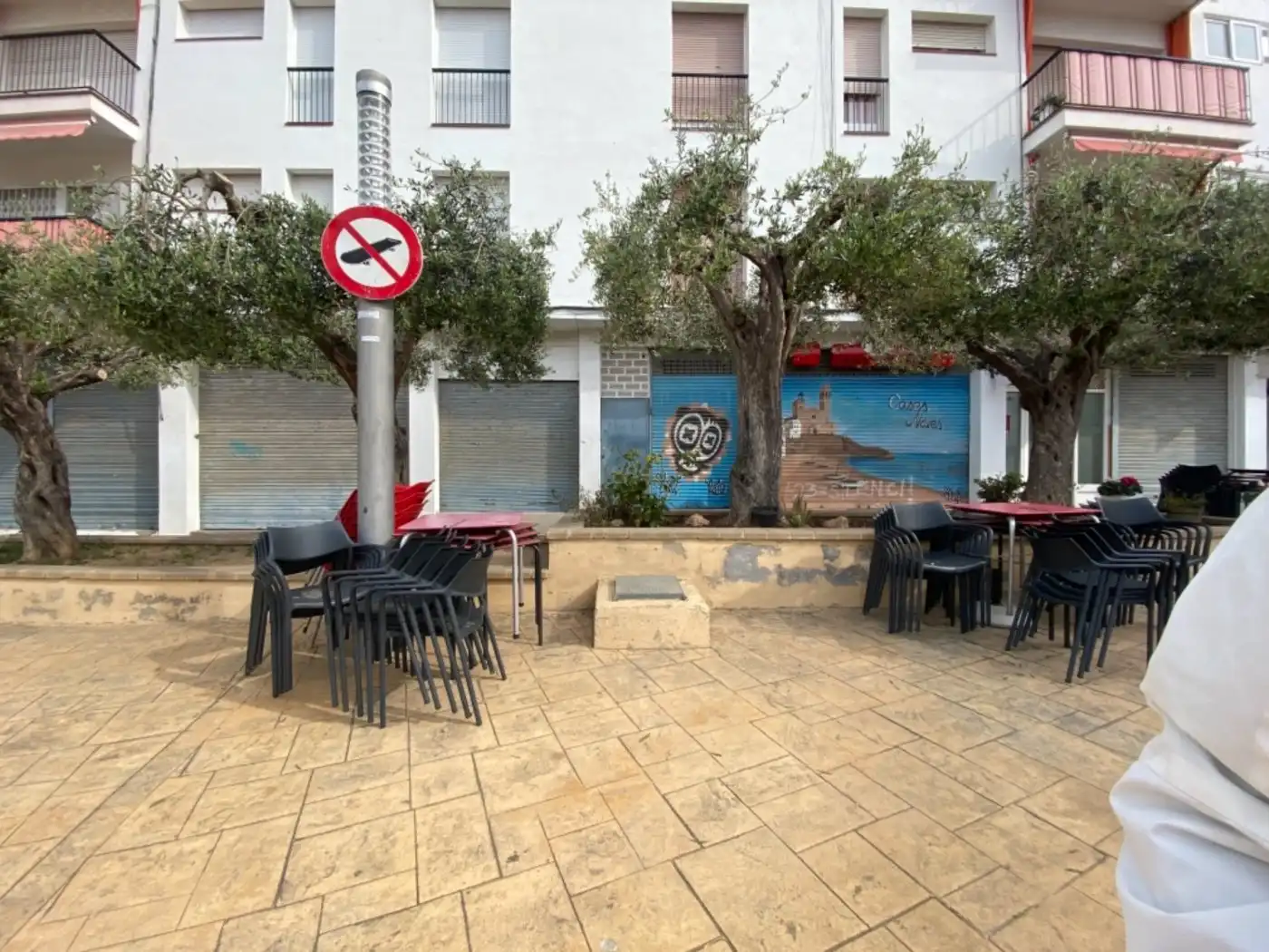 Terrassa de Local en venda en Sitges
