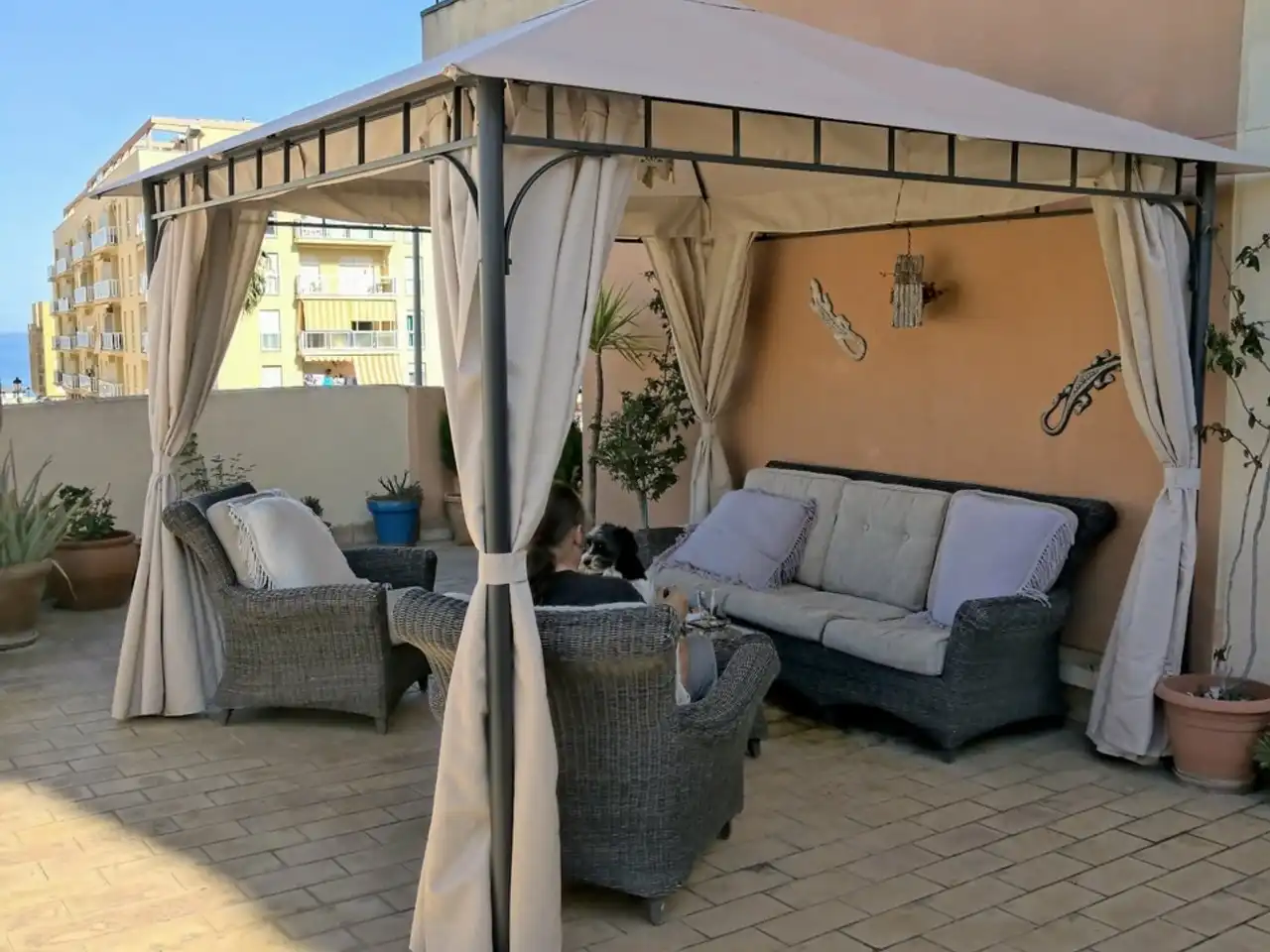 Terrassa de Apartament en venda en Manilva amb Terrassa i Piscina