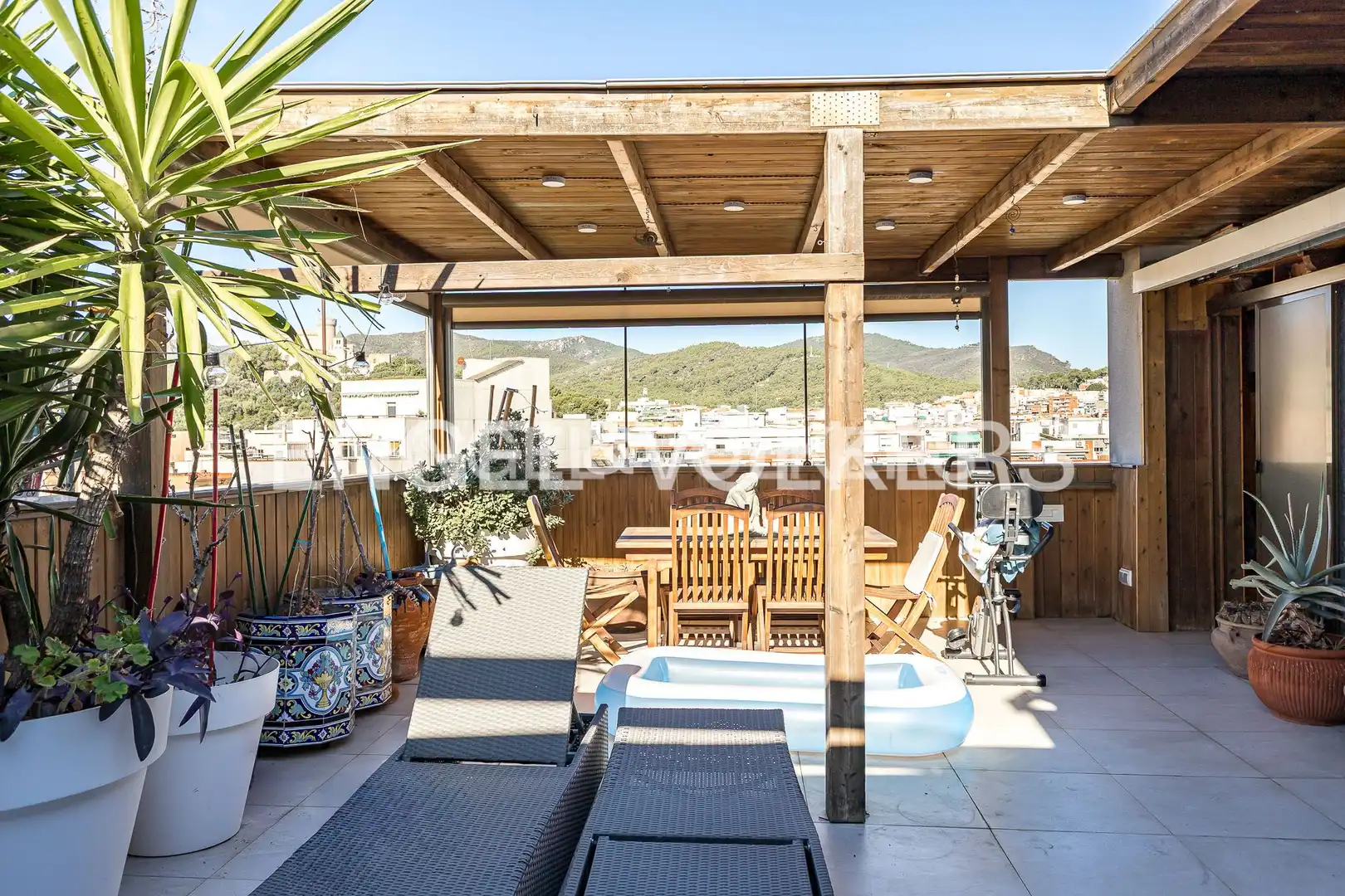 Terraza de Dúplex en venta en Castelldefels con Aire acondicionado, Calefacción y Parquet