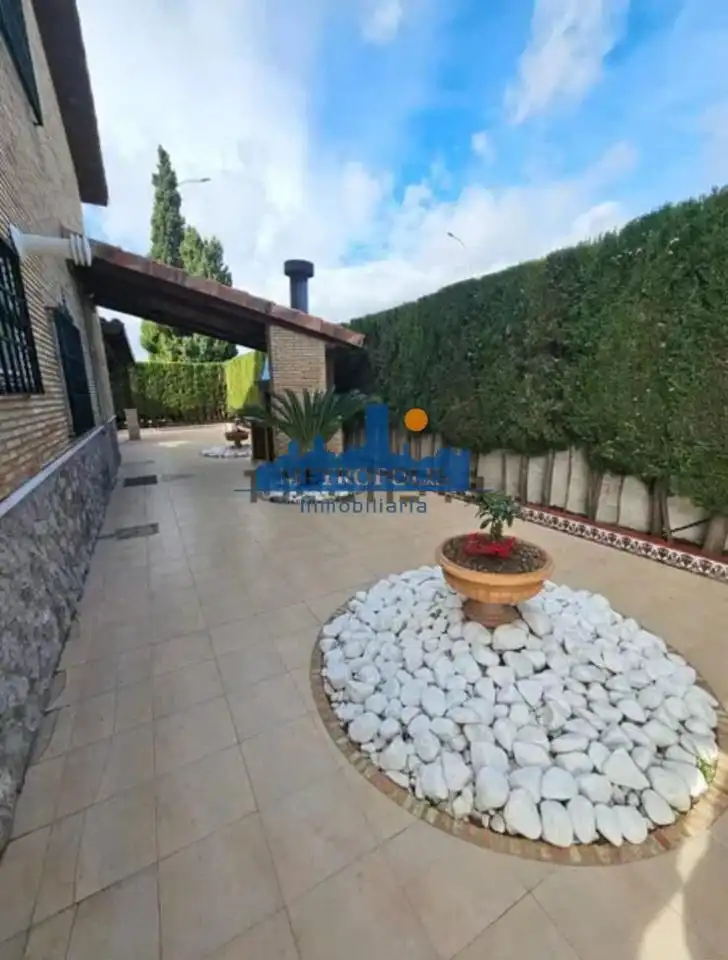 Jardín de Casa o chalet en venta en Burriana / Borriana con Aire acondicionado, Jardín privado y Terraza