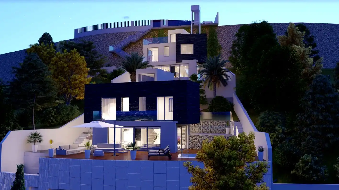 Vista exterior de Casa o chalet en venta en Málaga con Aire acondicionado, Jardín privado y Terraza