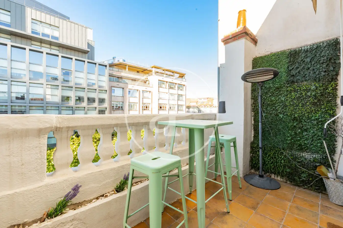 Terrasse von Wohnung zur Miete in Madrid mit Klimaanlage, Heizung und Terrasse