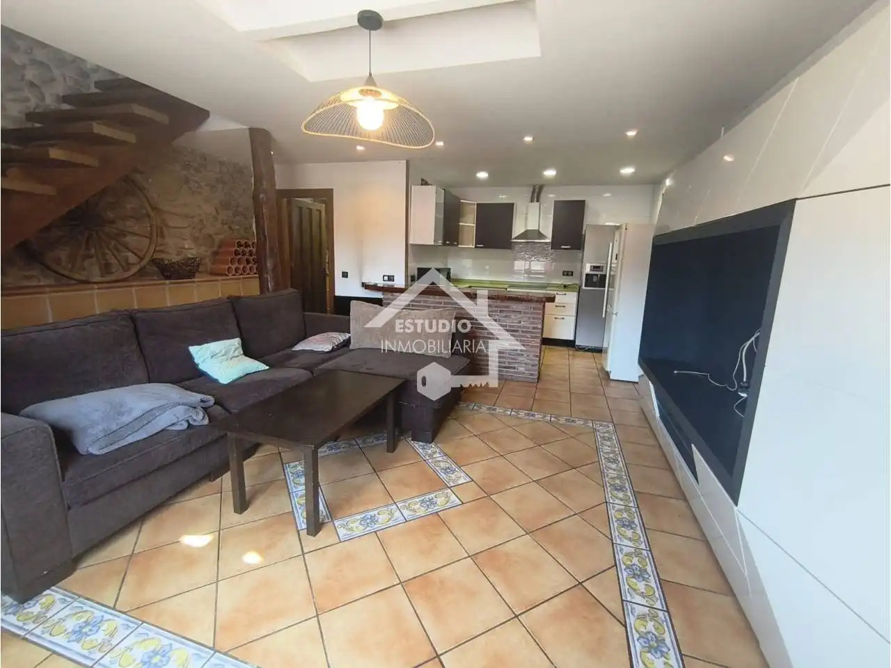 Sala d'estar de Casa o xalet en venda en Villar de Torre amb Aire condicionat, Calefacció i Jardí privat