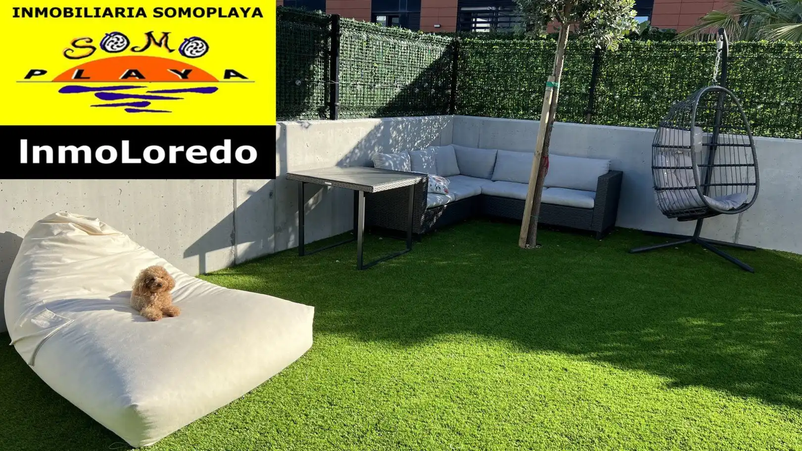 Terrasse von Wohnung zum Verkauf in Ribamontán al Mar mit Heizung, Privatgarten und Abstellraum