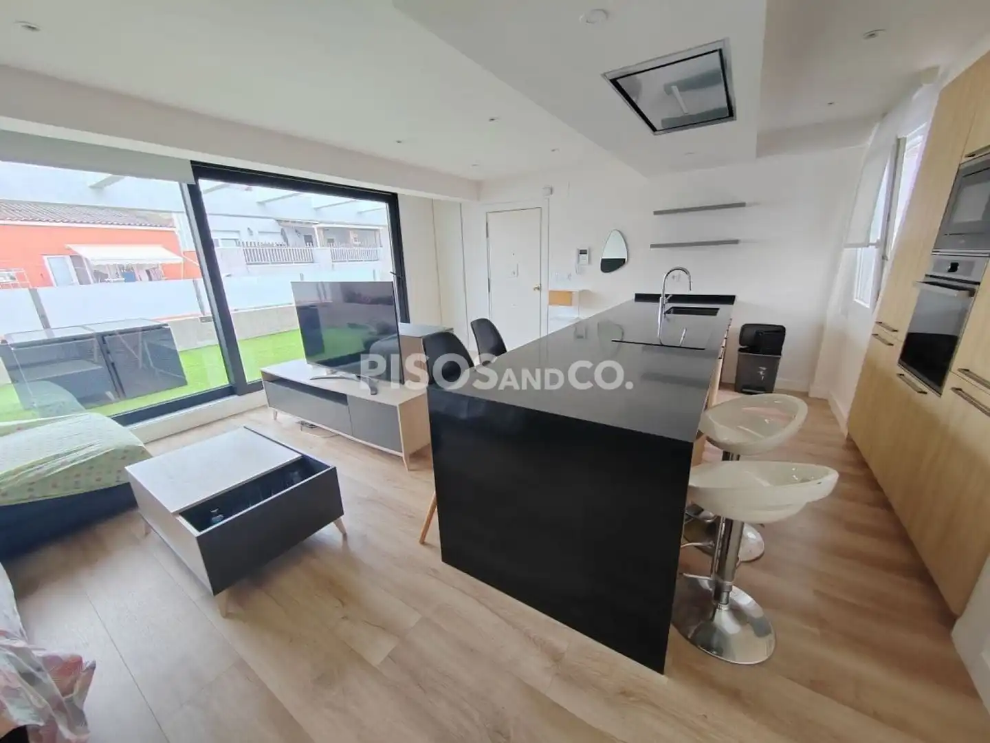 Sala de estar de Piso en venta en A Coruña Capital  con Terraza y Trastero