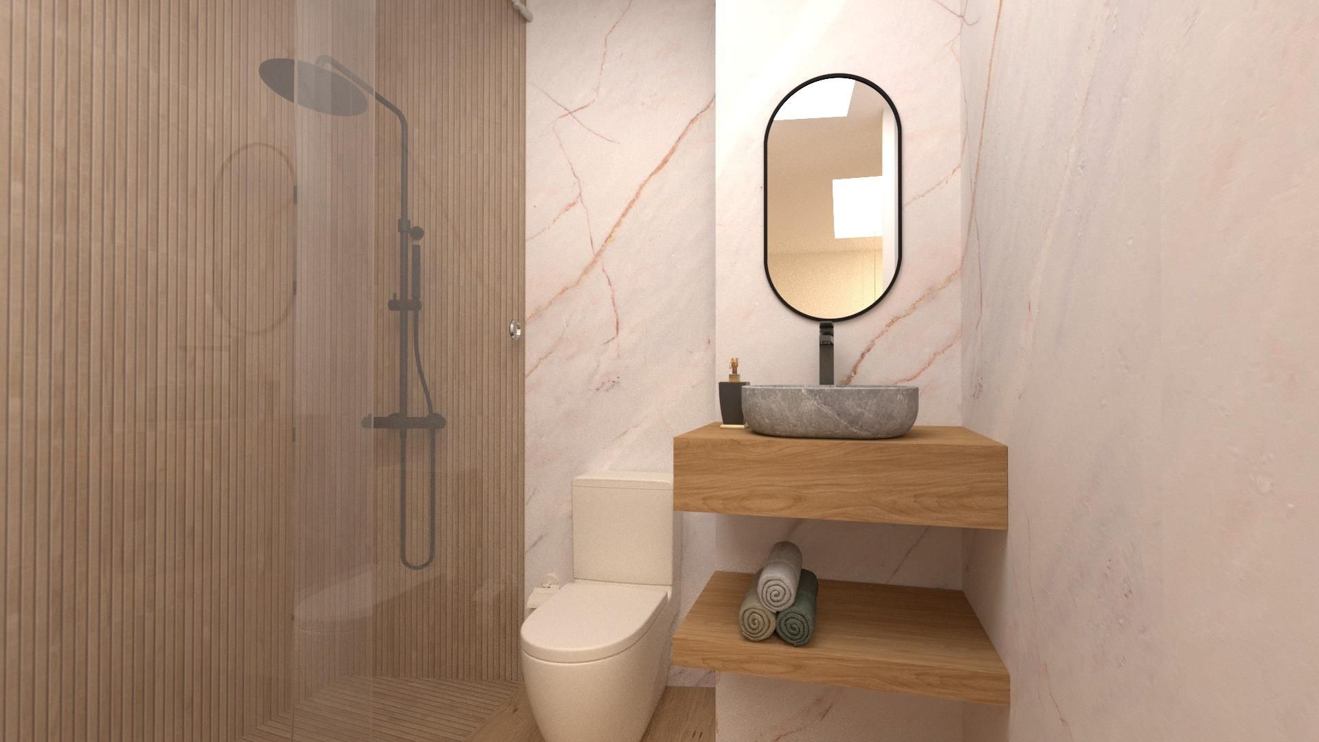 Bathroom of Single-family semi-detached for sale in San Fernando de Henares  with Terrace