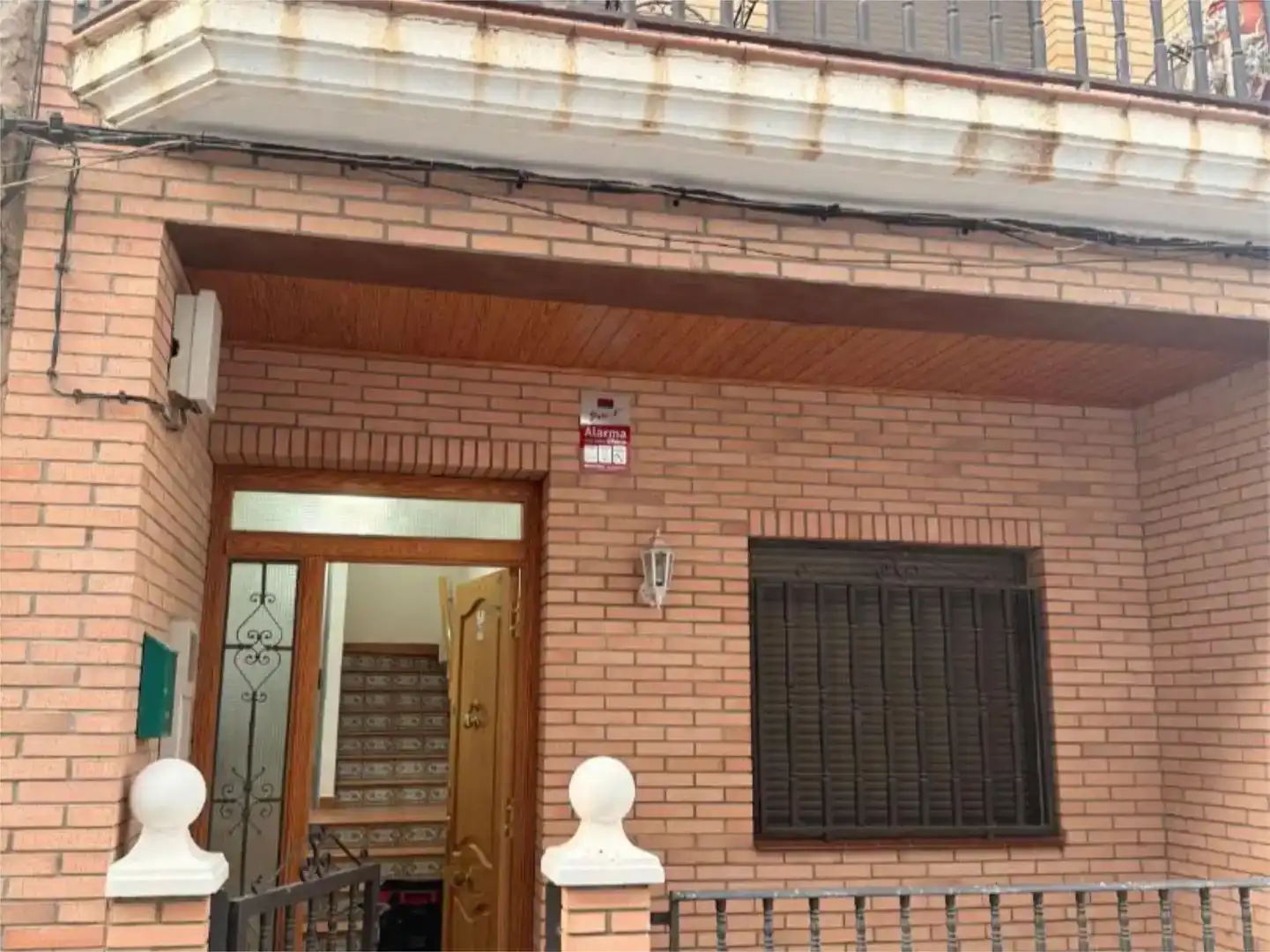 Vista exterior de Piso en venta en Escatrón con Aire acondicionado, Amueblado y Balcón