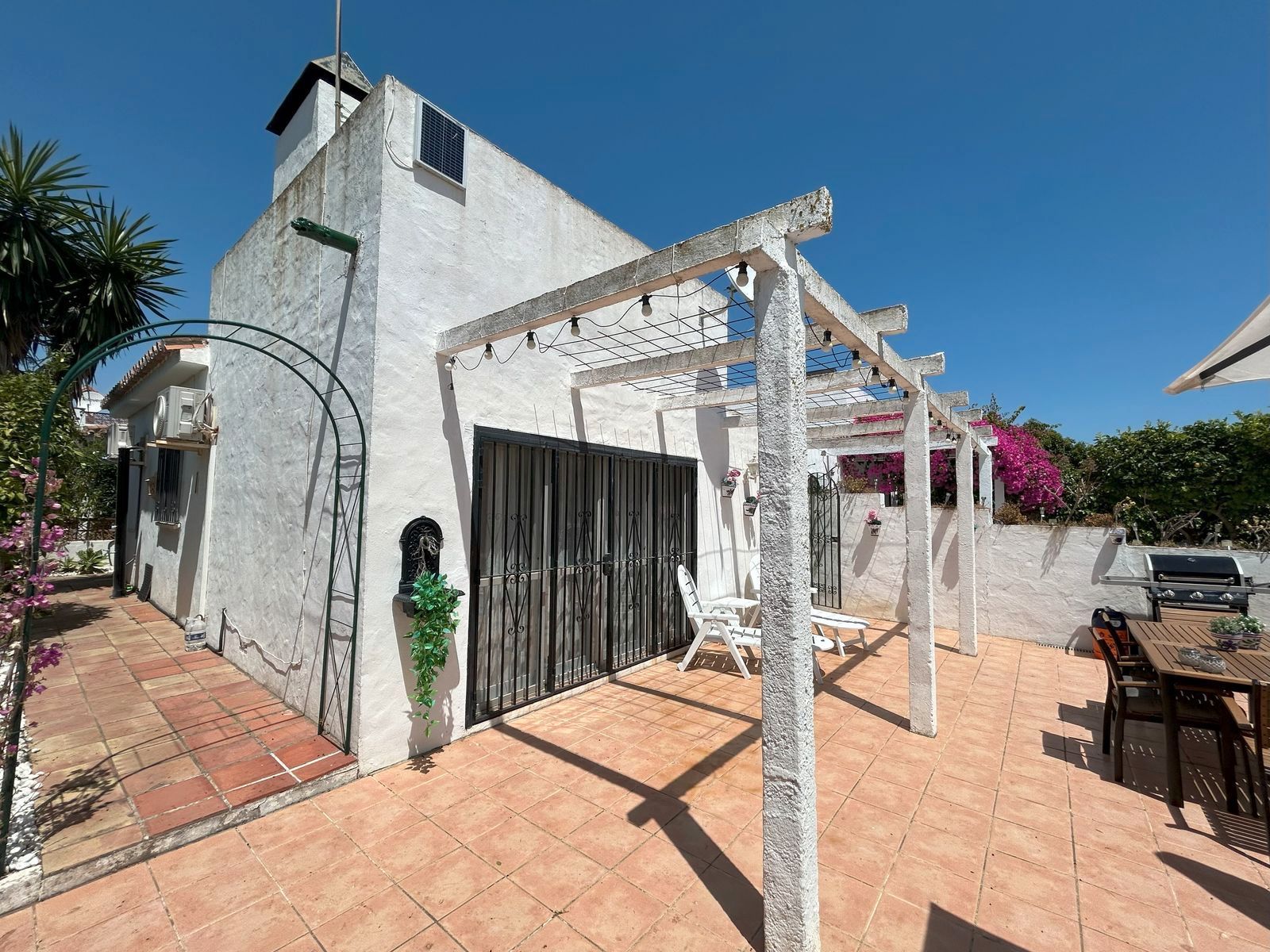 Terrace of Single-family semi-detached for sale in Manilva  with Air Conditioner, Private garden and Terrace