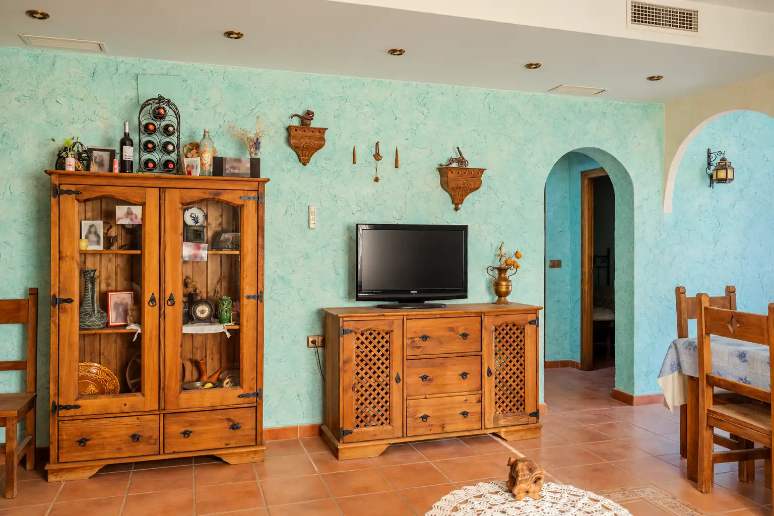 Sala de estar de Casa o chalet en venta en Molina de Segura con Aire acondicionado, Jardín privado y Terraza