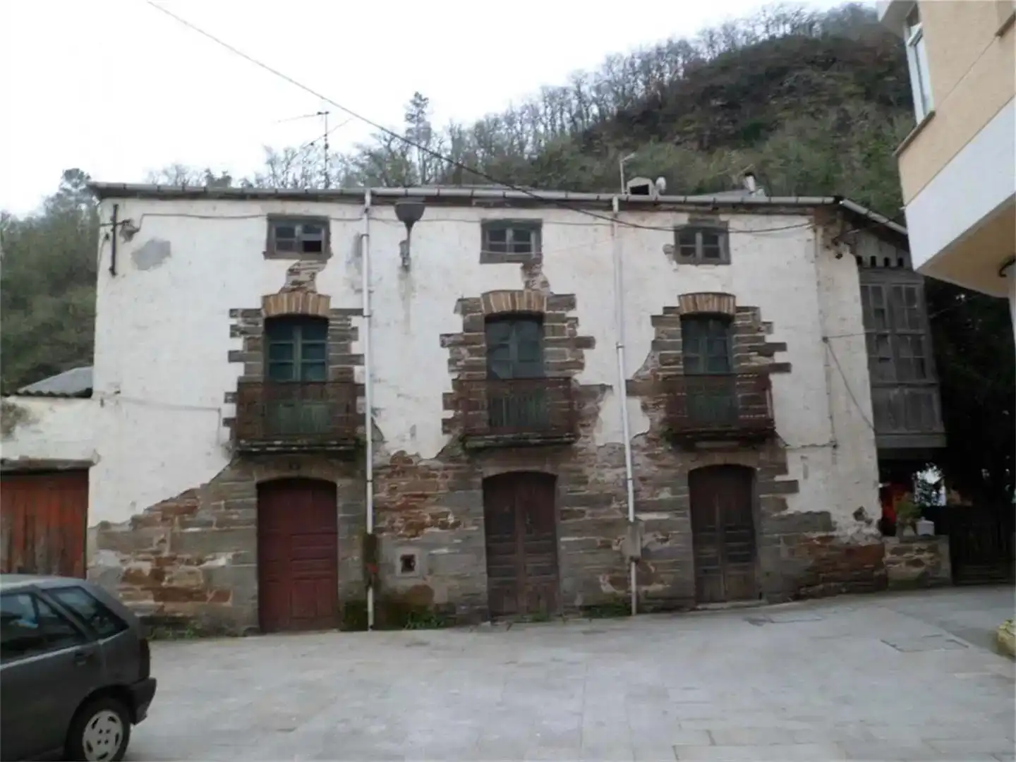 Vista exterior de Casa o chalet en venta en Navia de Suarna con Jardín privado y Balcón