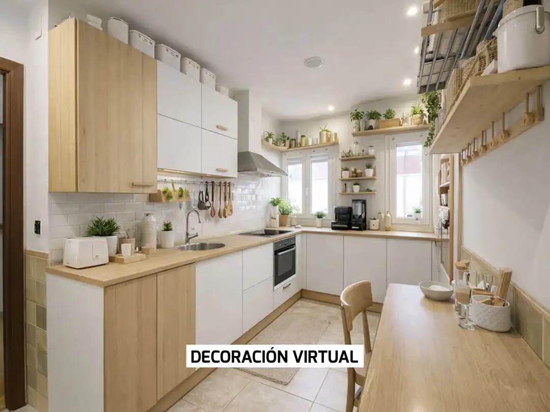 Cocina de Piso en venta en Vitoria - Gasteiz con Calefacción, Trastero y Amueblado