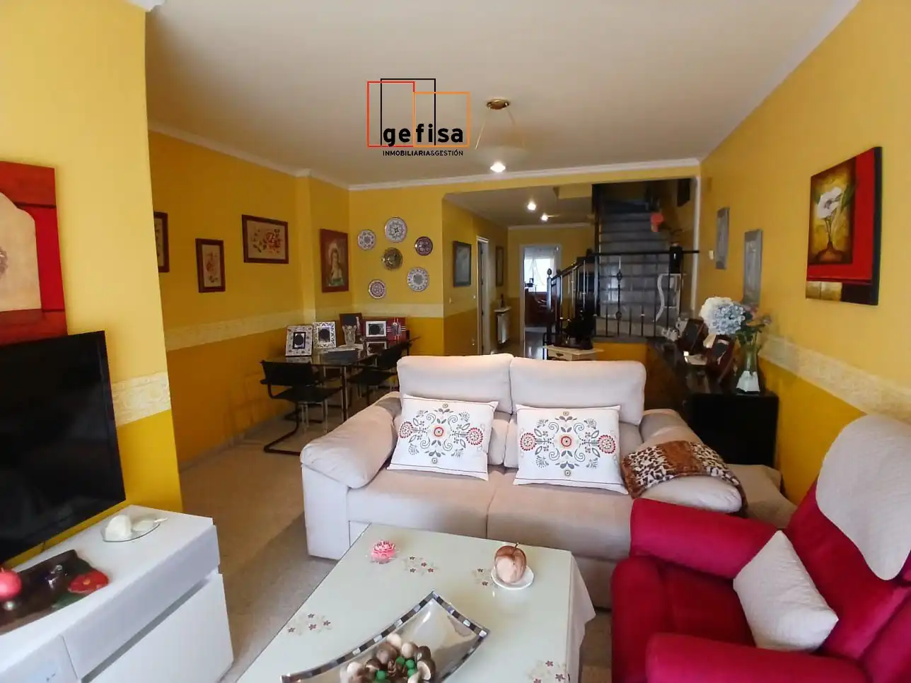 Sala de estar de Casa o chalet en venta en Valdepeñas con Aire acondicionado, Calefacción y Terraza