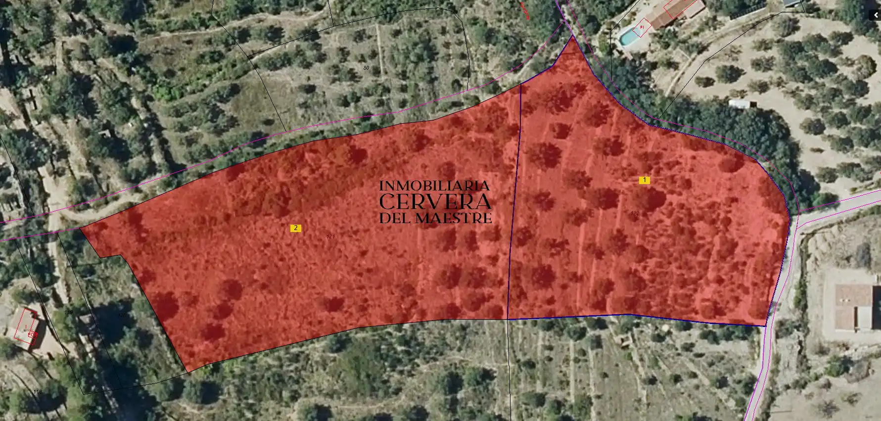 Rural land for sale in Cervera del Maestre