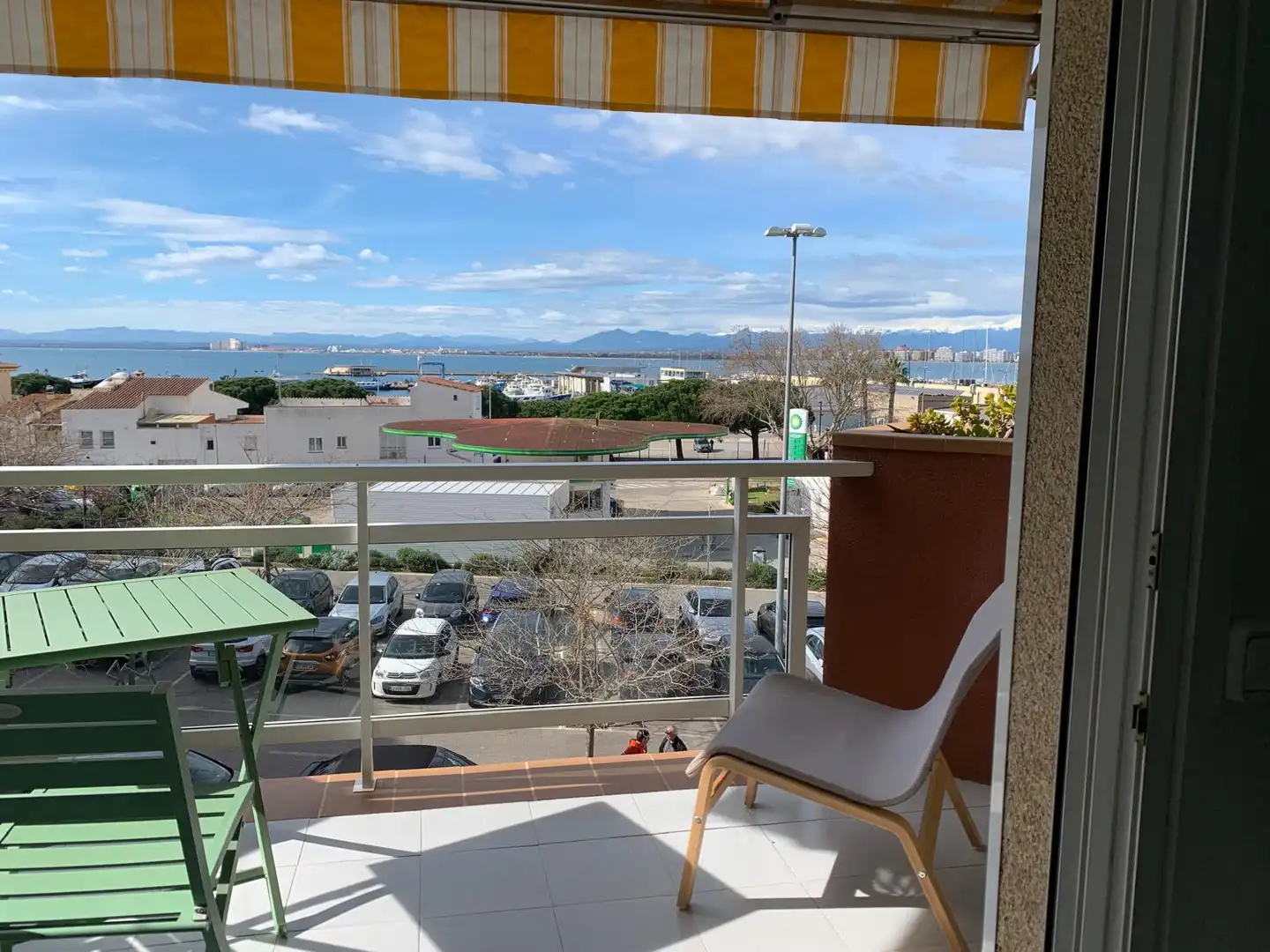 Balcony of Flat for sale in Roses  with Air Conditioner, Heating and Terrace