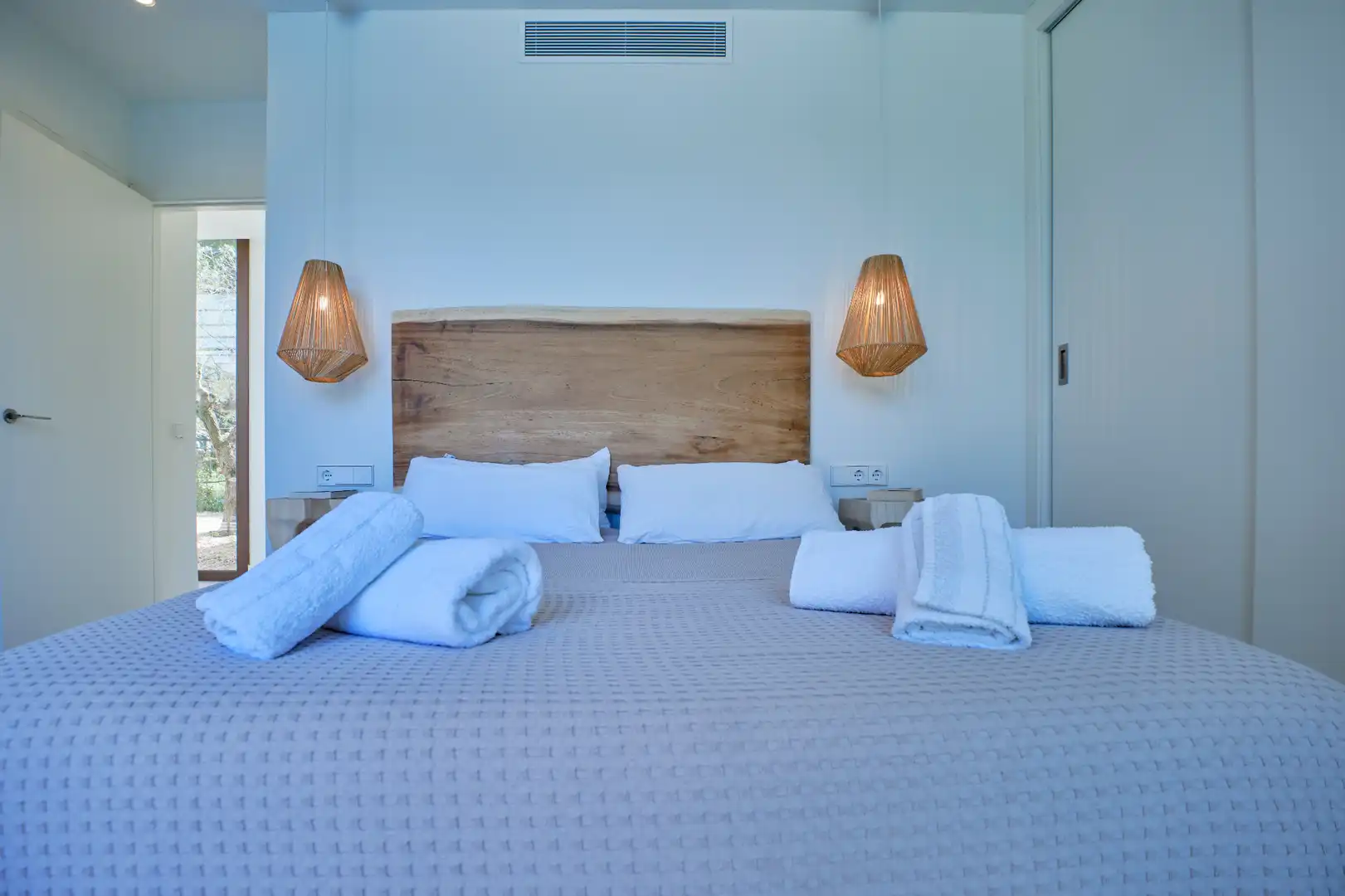 Bedroom of Houses for rent in Mont-ras  with Air Conditioner, Heating and Private garden
