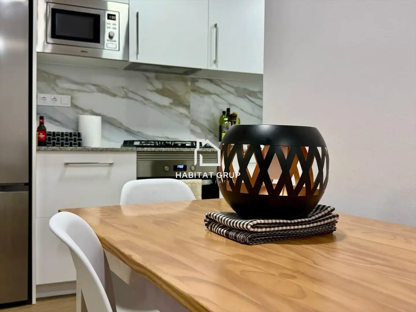 Kitchen of Flat for sale in Girona  with Air Conditioner, Heating and Private garden