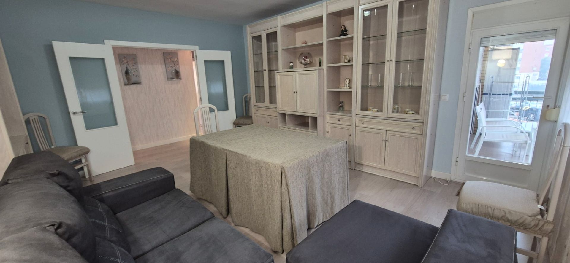 Living room of Flat to rent in Badajoz Capital  with Air Conditioner, Heating and Parquet flooring