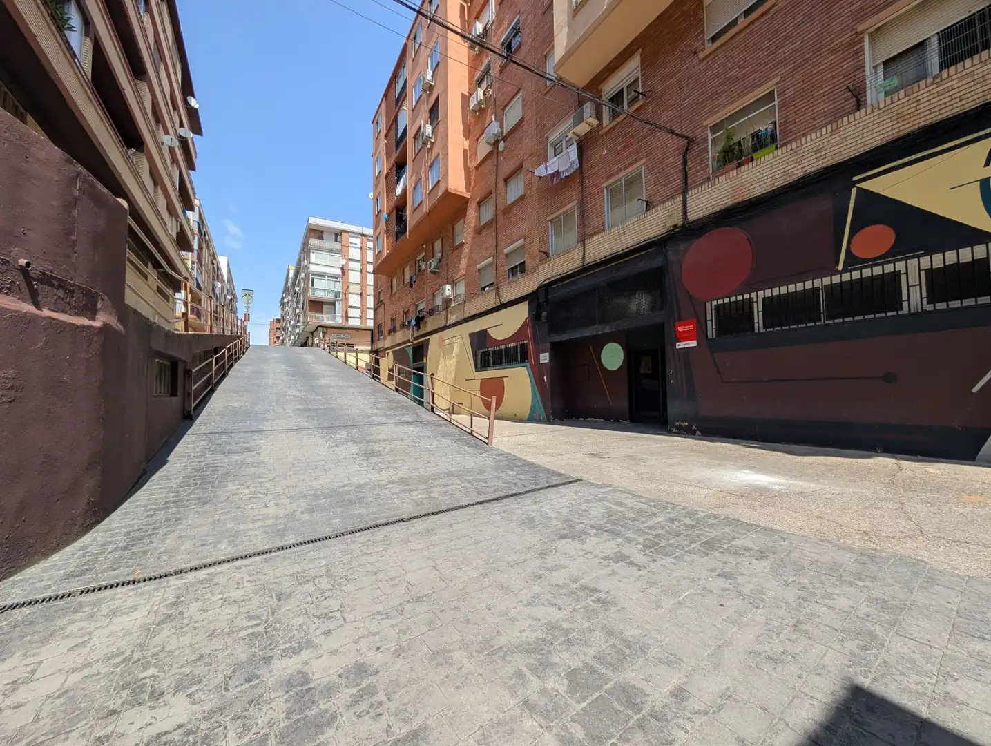 Vista exterior de Garatge en venda en Las Fuentes