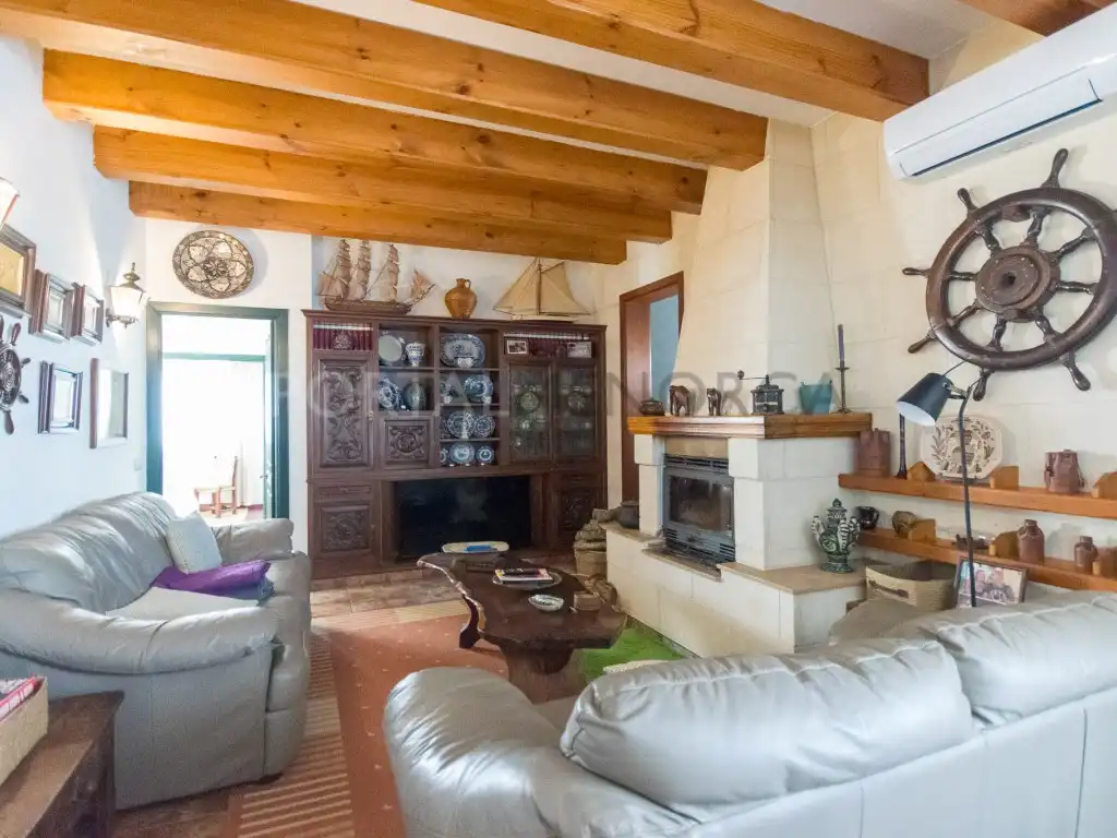 Living room of Houses for sale in Es Mercadal  with Air Conditioner and Terrace