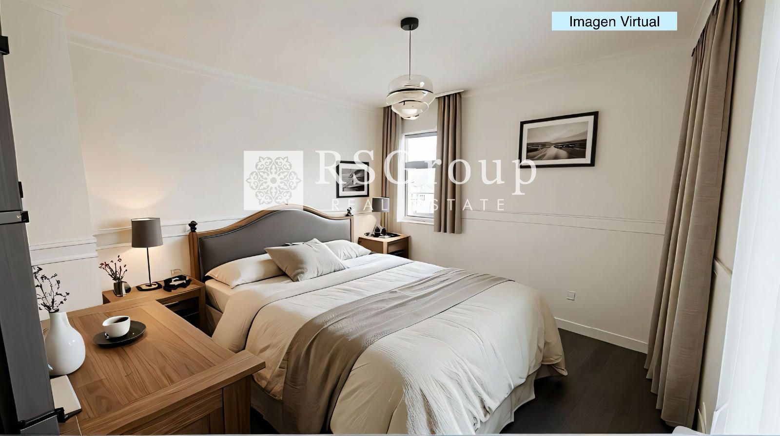 Bedroom of Single-family semi-detached for sale in El Real de la Jara  with Air Conditioner, Terrace and Storage room