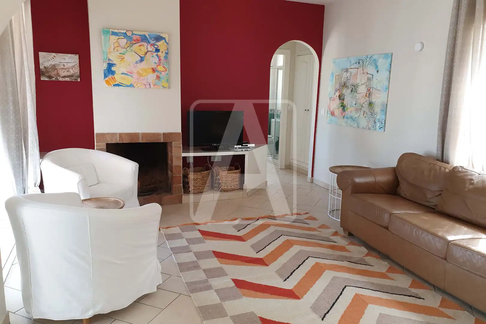 Sala d'estar de Casa o xalet en venda en Jávea / Xàbia amb Calefacció, Jardí privat i Terrassa