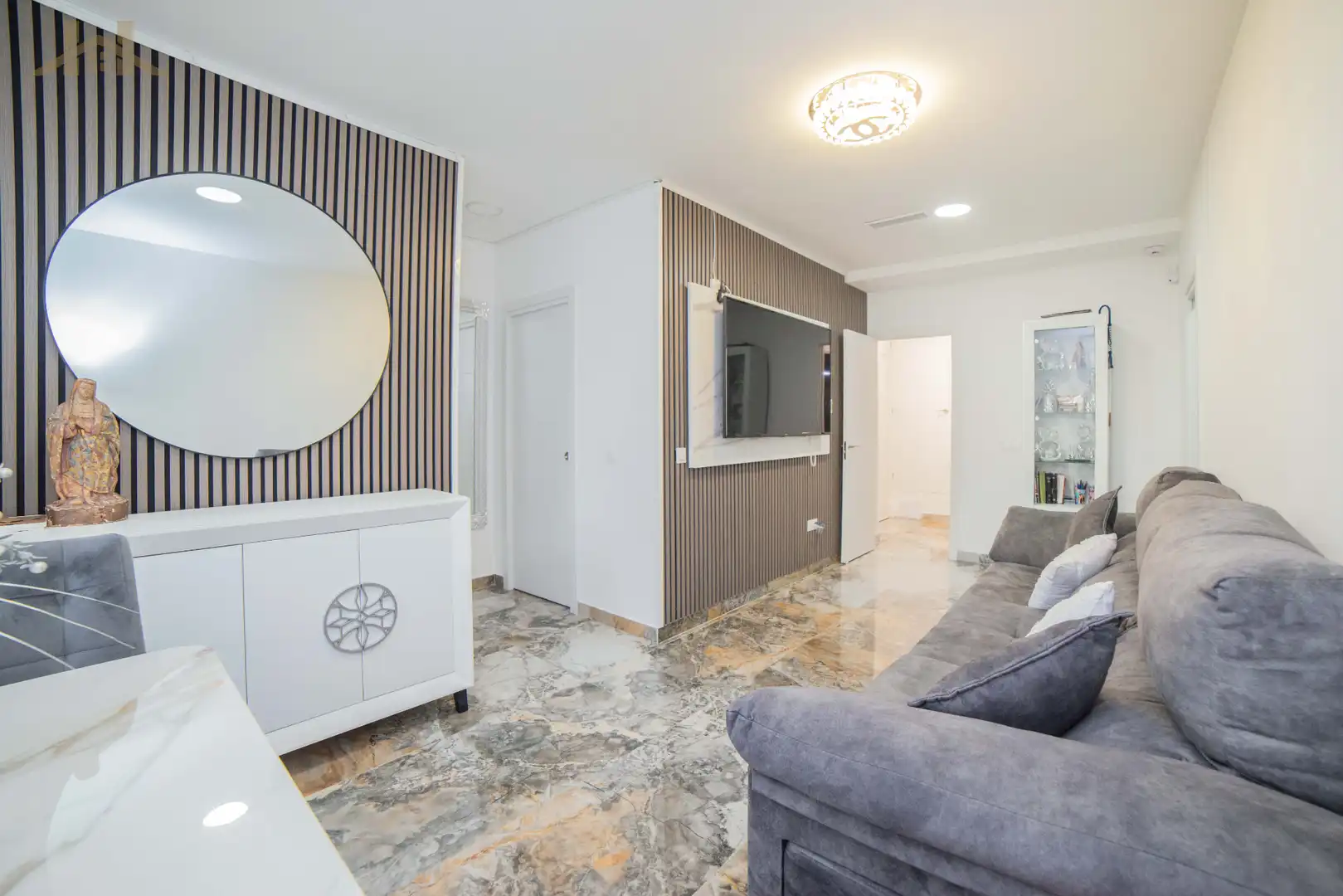 Sala de estar de Piso en venta en Fuenlabrada con Calefacción y Amueblado