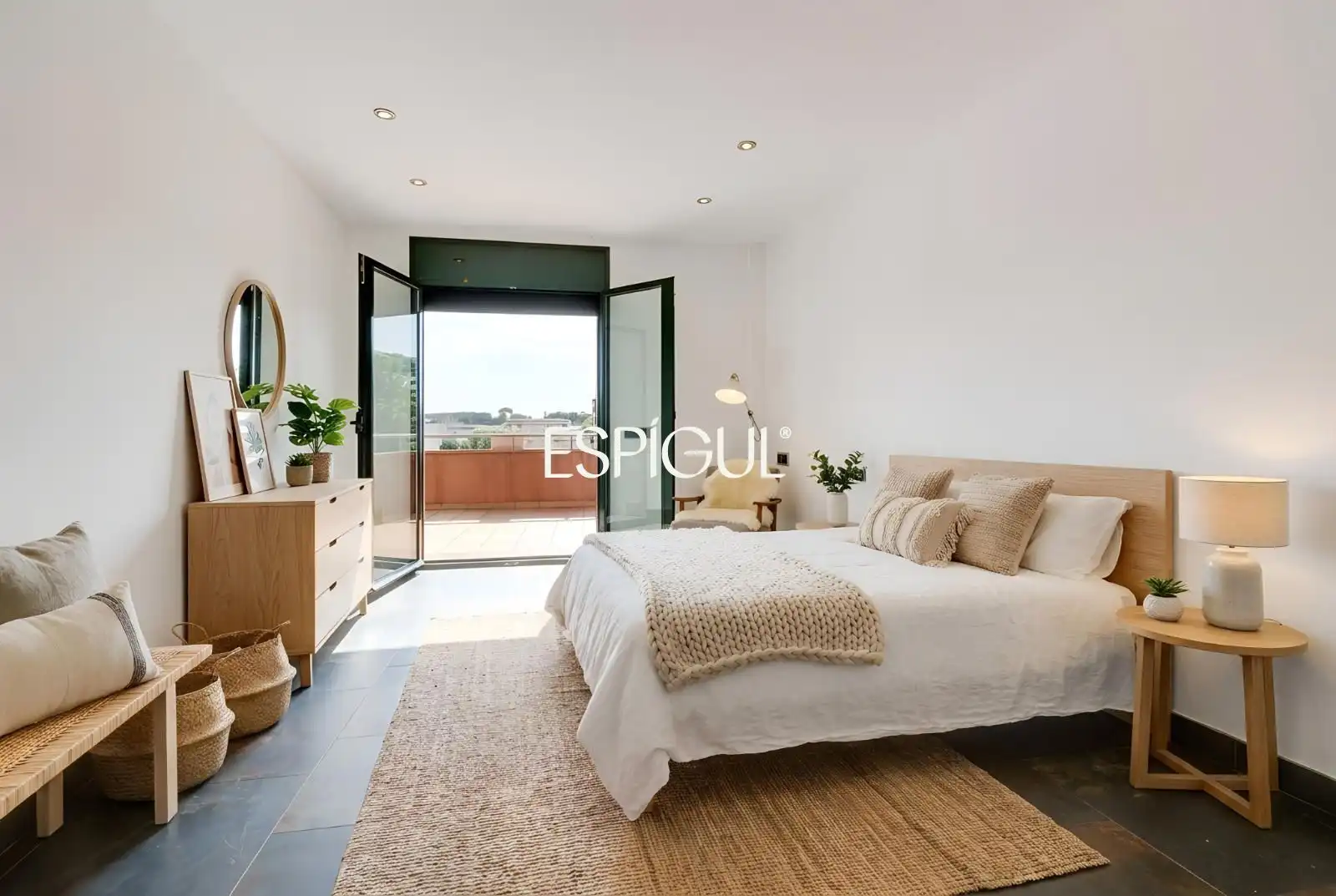 Bedroom of Houses for sale in L'Escala  with Heating, Swimming Pool and Furnished