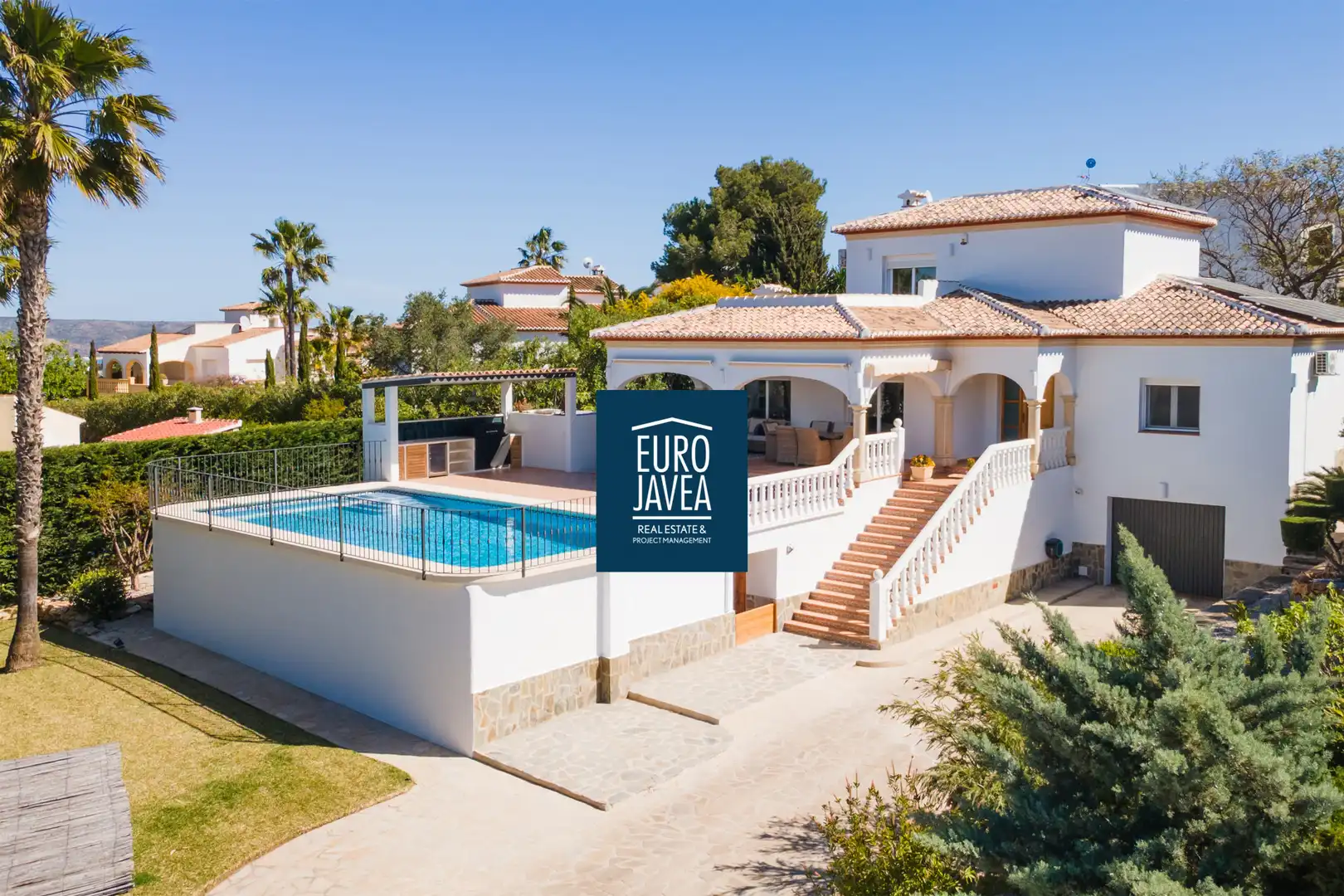 Exterior view of Houses for sale in Jávea / Xàbia  with Air Conditioner, Heating and Private garden