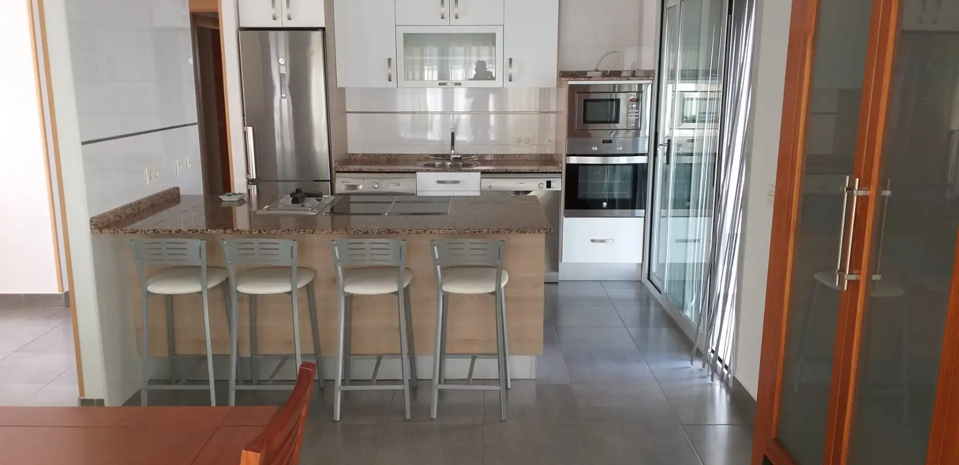 Kitchen of Houses for sale in Rota  with Air Conditioner, Private garden and Swimming Pool