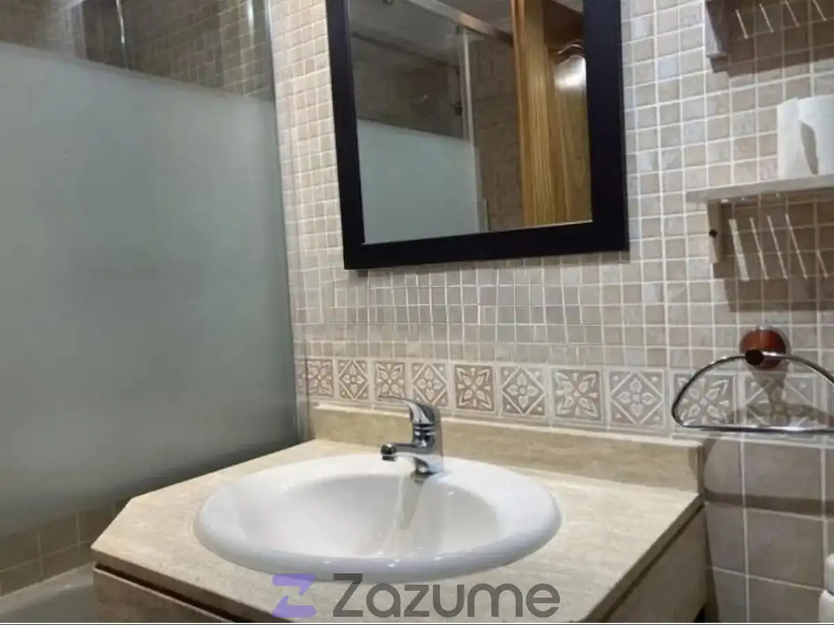 Baño de Apartamento de alquiler en Madrid con Aire acondicionado, Calefacción y Jardín privado