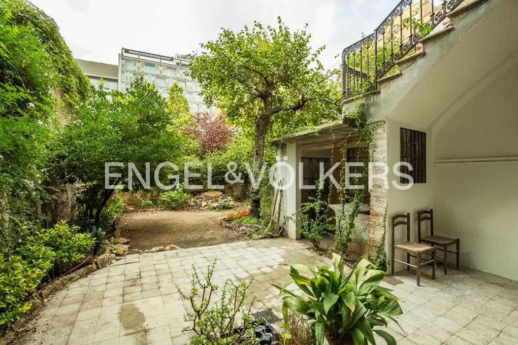 Terraza de Piso de alquiler en Barcelona con Aire acondicionado, Calefacción y Jardín privado