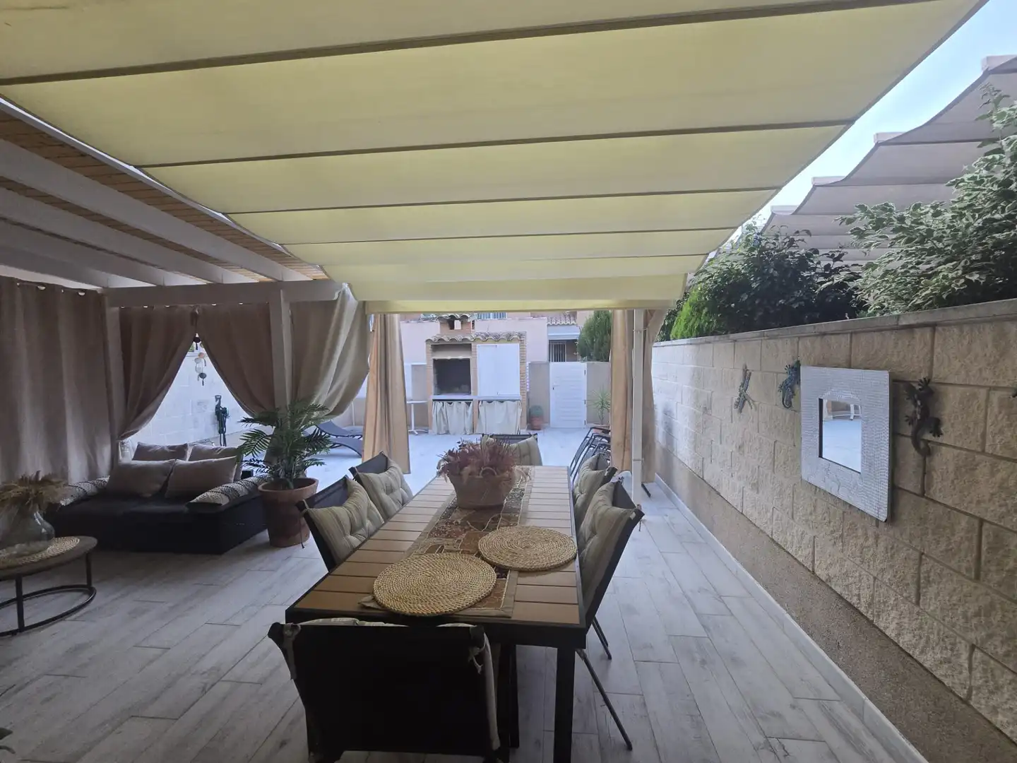 Terrace of Detached homes for sale in Castellón de la Plana / Castelló de la Plana  with Air Conditioner, Heating and Parquet flooring