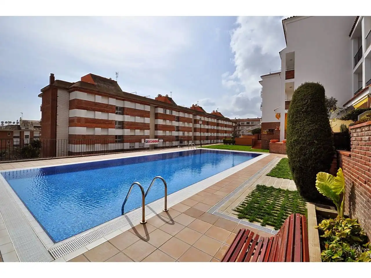 Swimming pool of Attic for sale in Lloret de Mar  with Air Conditioner, Heating and Furnished