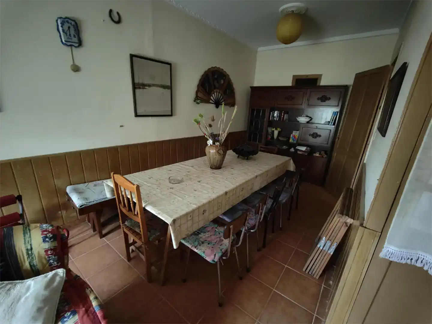 Menjador de Casa adosada en venda en Monforte de Lemos amb Jardí privat, Traster i Moblat