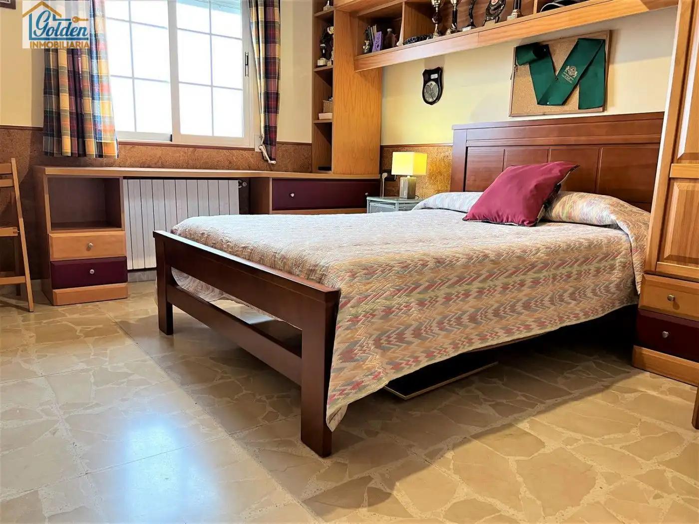 Dormitori de Casa o xalet en venda en Don Benito amb Aire condicionat, Jardí privat i Terrassa