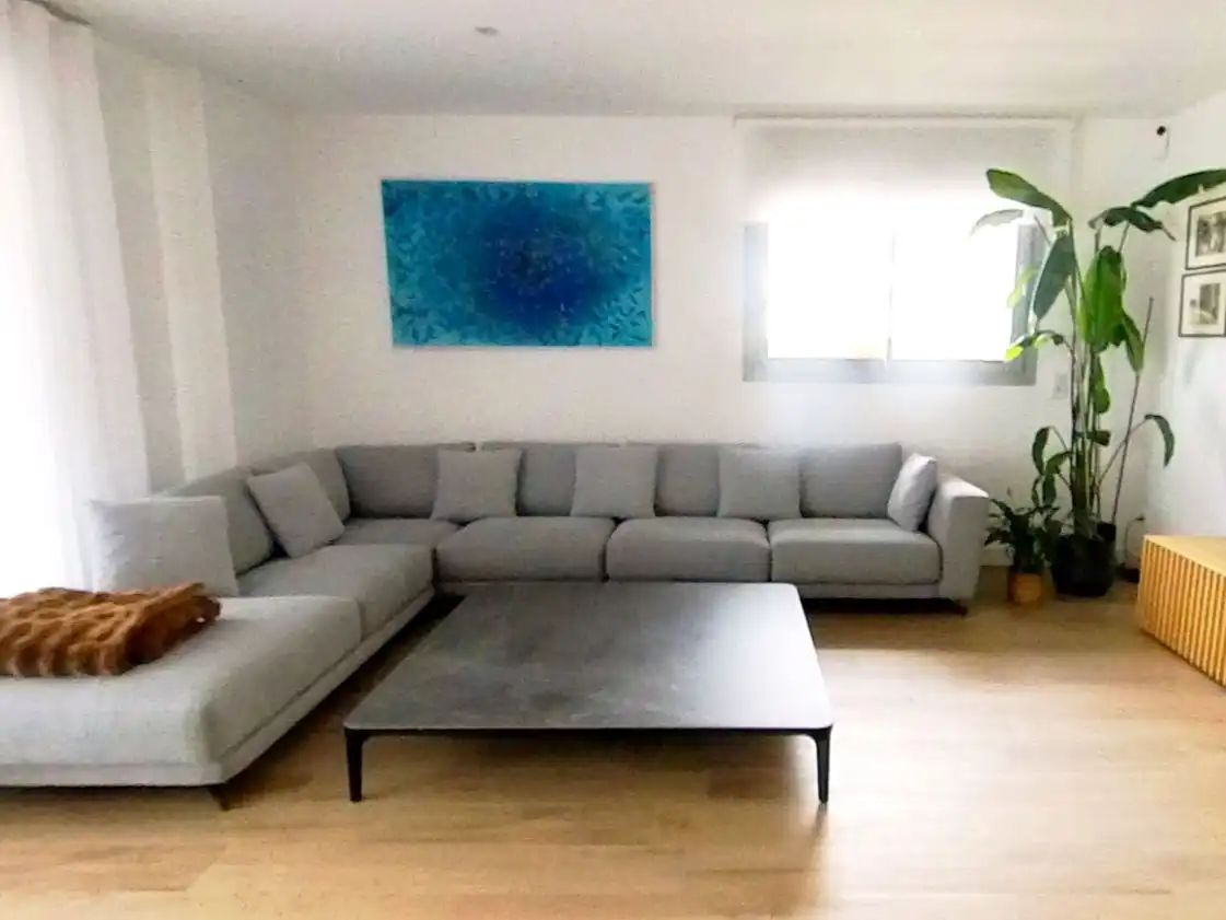 Sala de estar de Piso en venta en Boadilla del Monte con Aire acondicionado y Terraza