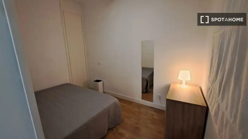 Bedroom of Apartments for share in Madrid  with Air Conditioner, Heating and Terrace