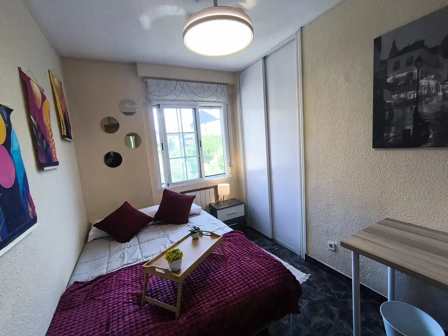 Bedroom of Flat for share in Collado Villalba  with Heating, Terrace and Furnished