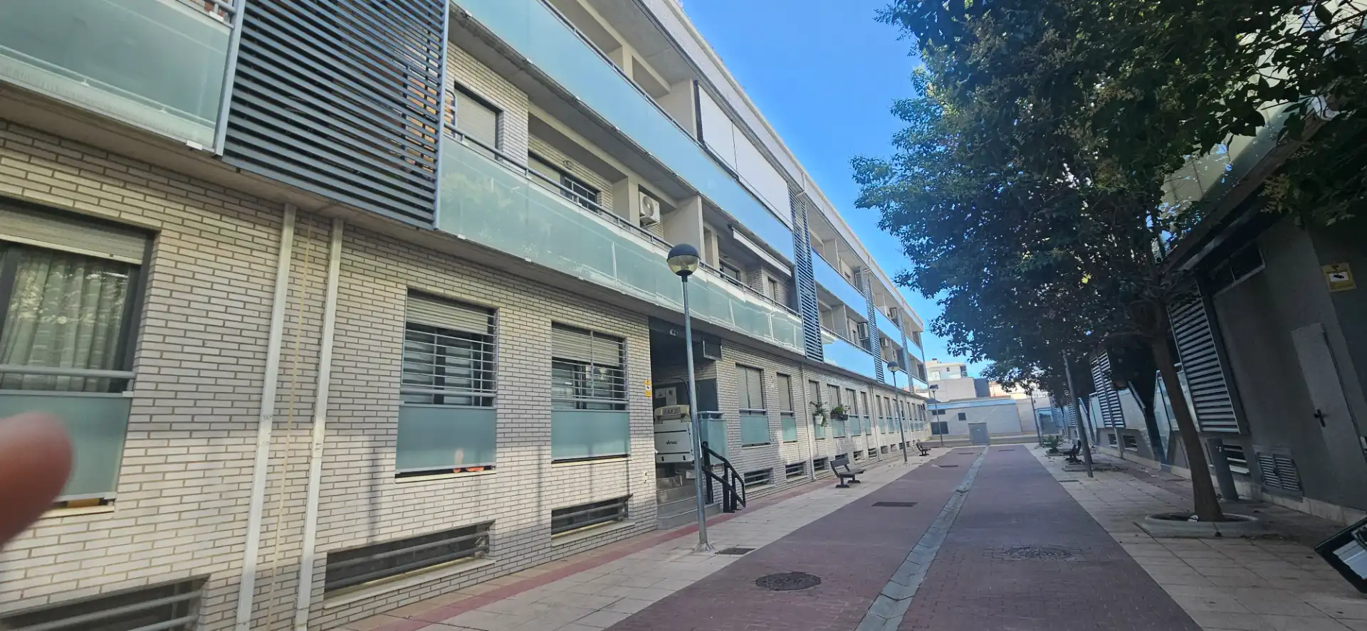 Exterior view of Flat for sale in Cuarte de Huerva  with Heating, Parquet flooring and Terrace