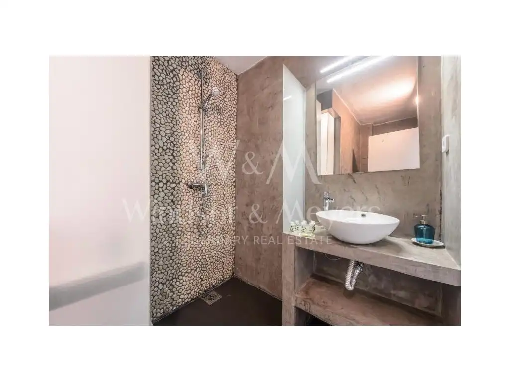 Badezimmer von Wohnungen zur Miete in Sant Josep de sa Talaia mit Klimaanlage, Privatgarten und Terrasse