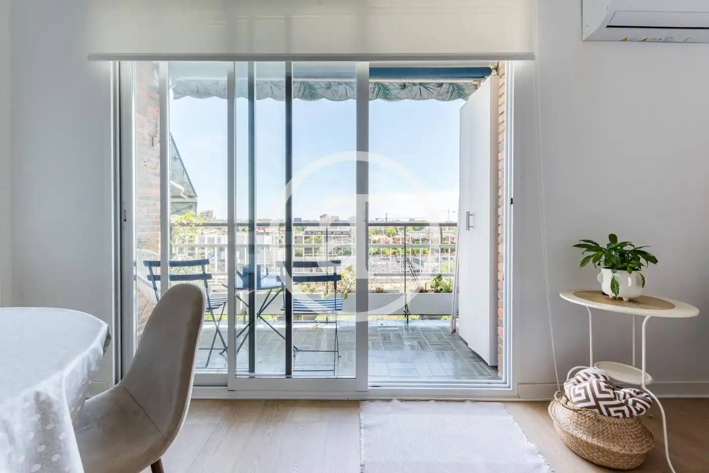 Terraza de Piso de alquiler en Madrid con Aire acondicionado, Calefacción y Amueblado