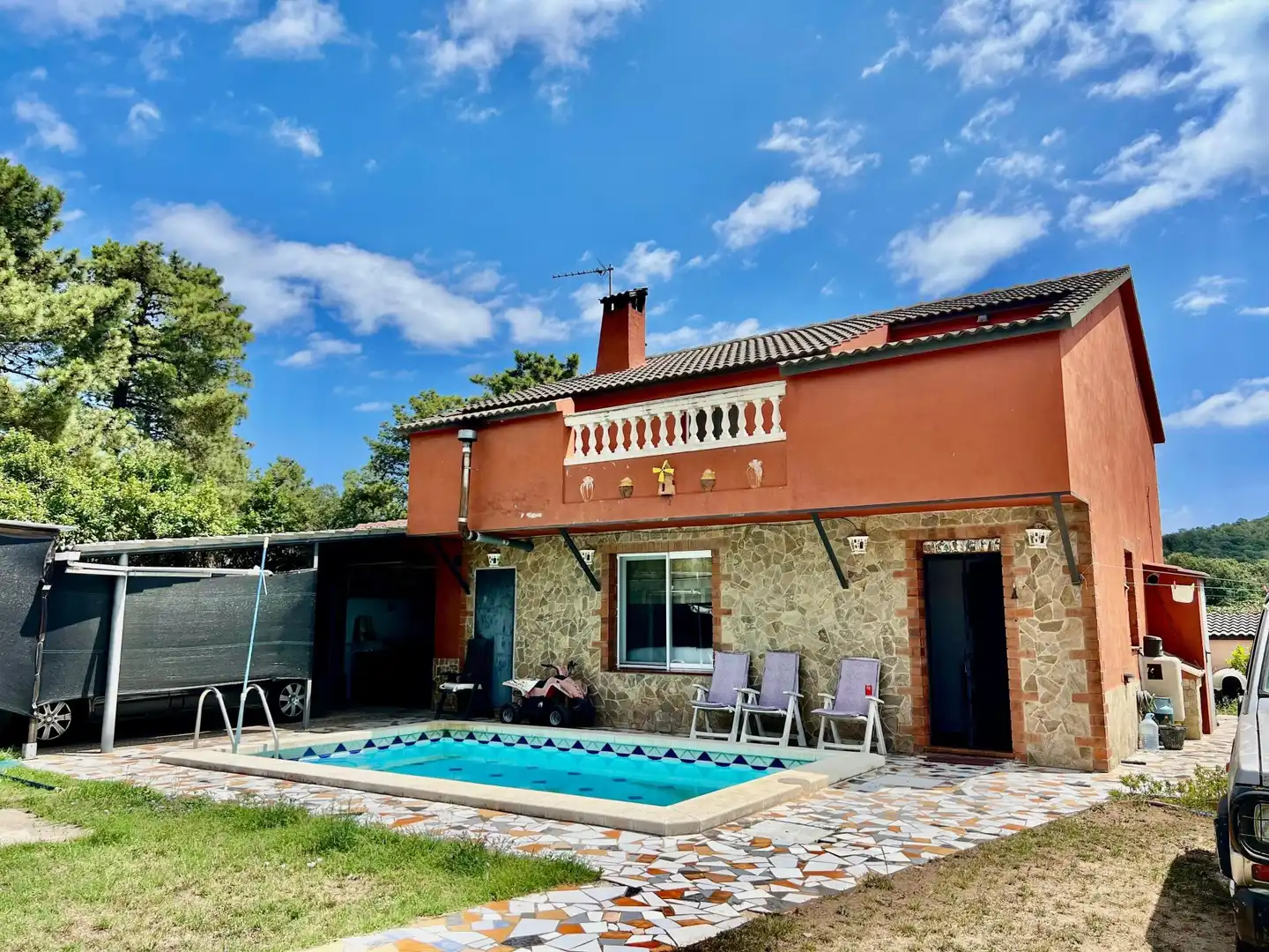 Vista exterior de Casa o xalet en venda en Llagostera