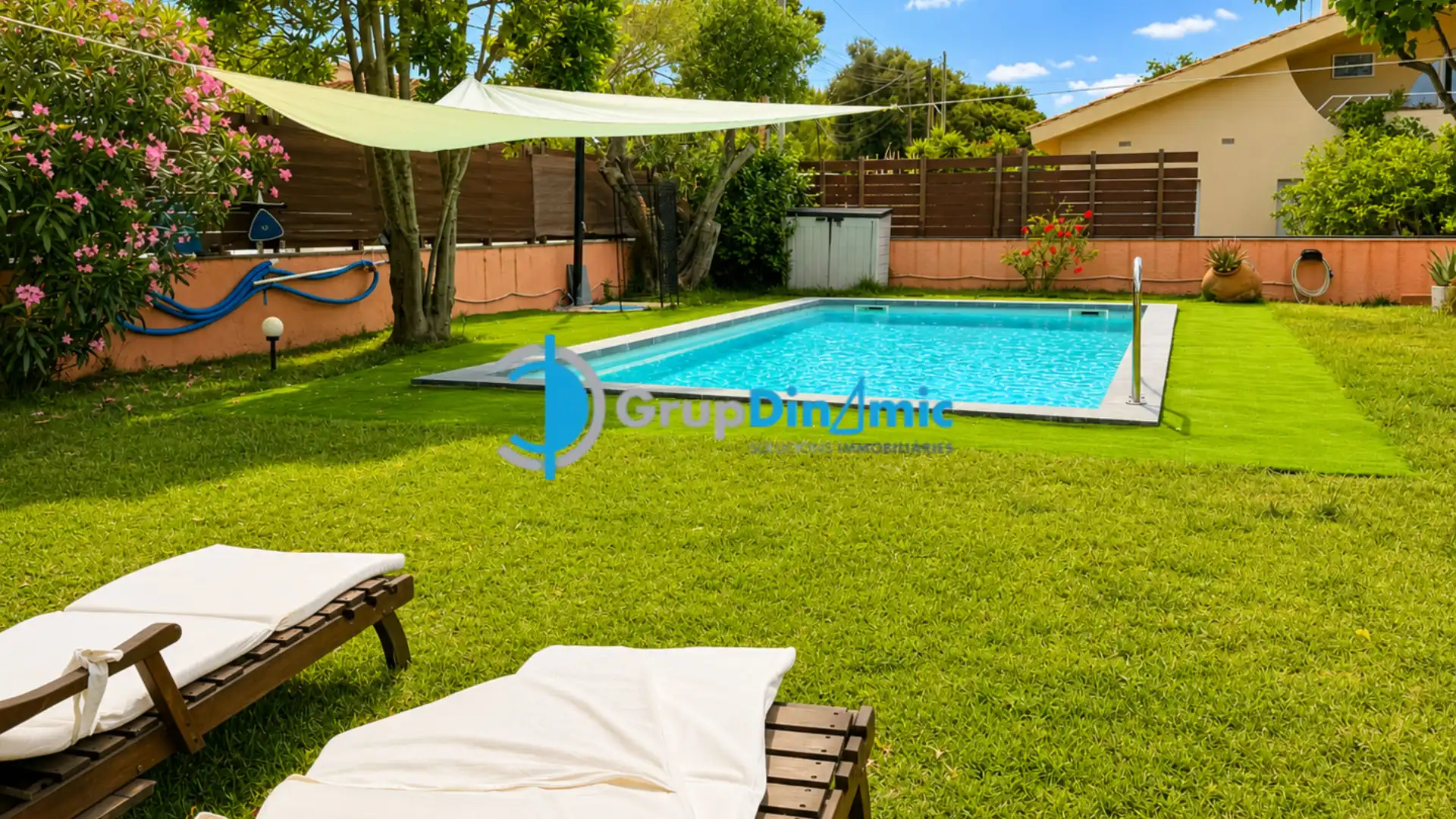 Piscina de Casa o xalet en venda en Calonge i Sant Antoni amb Calefacció i Jardí privat