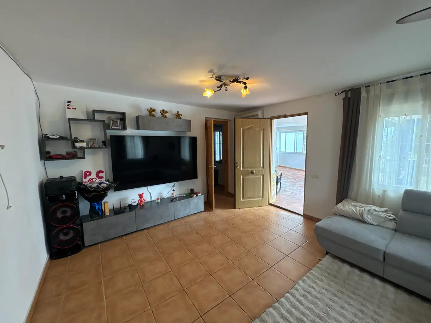Sala d'estar de Casa o xalet en venda en Sant Joan de Moró amb Aire condicionat, Jardí privat i Terrassa