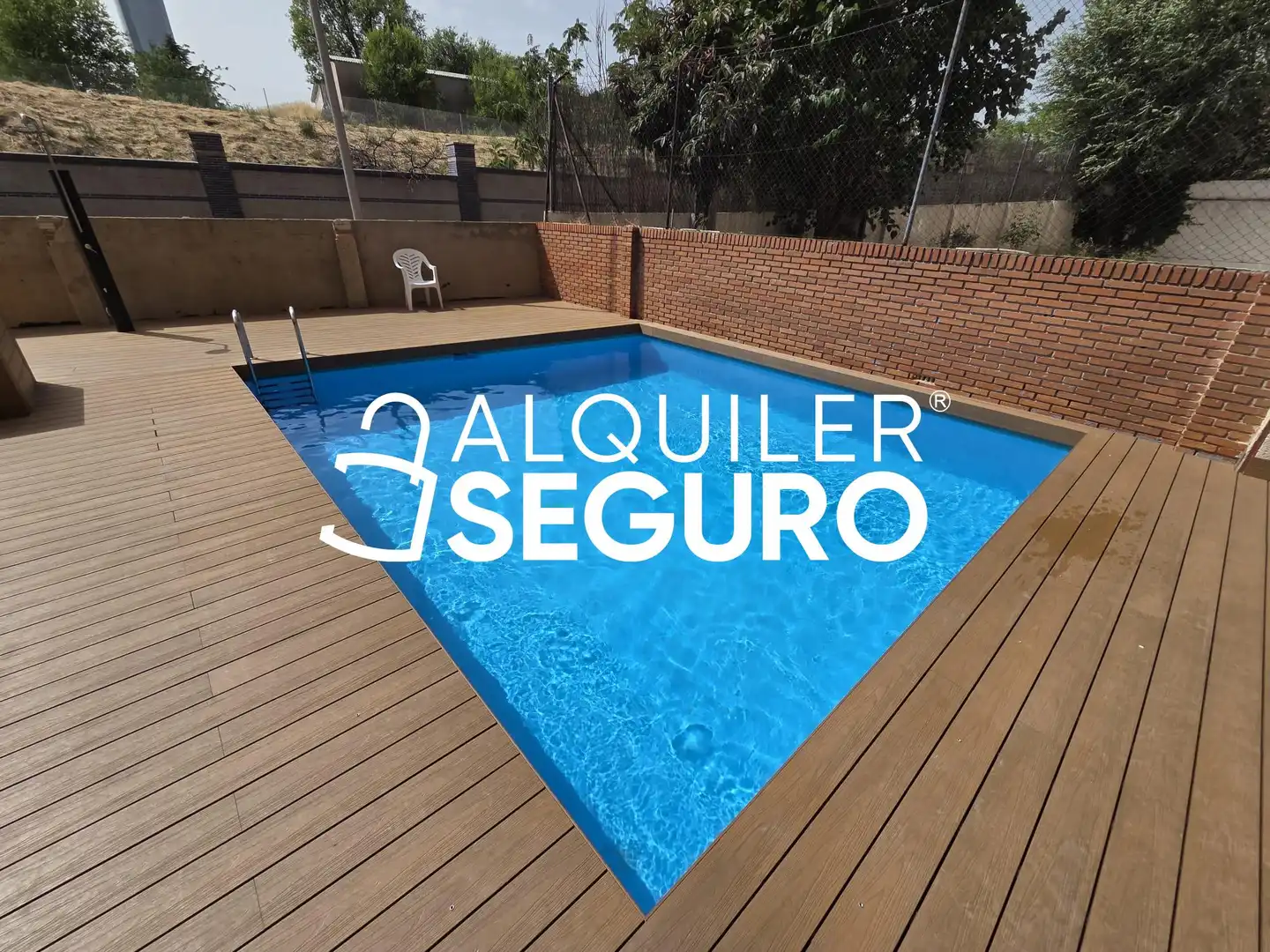 Piscina de Piso de alquiler en Madrid con Aire acondicionado, Calefacción y Piscina